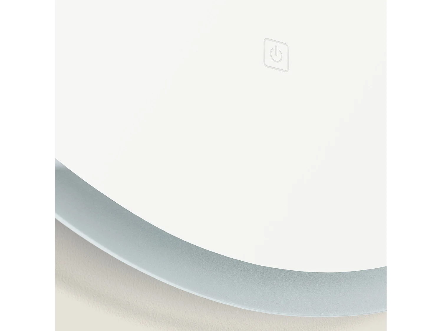 Essbhach Specchio Rotondo Con Luce LED 60 Cm - Antiappannamento, Touch, 3 Temperature Colore (2700K-6000K) E Luminosità Regolabile, IP54