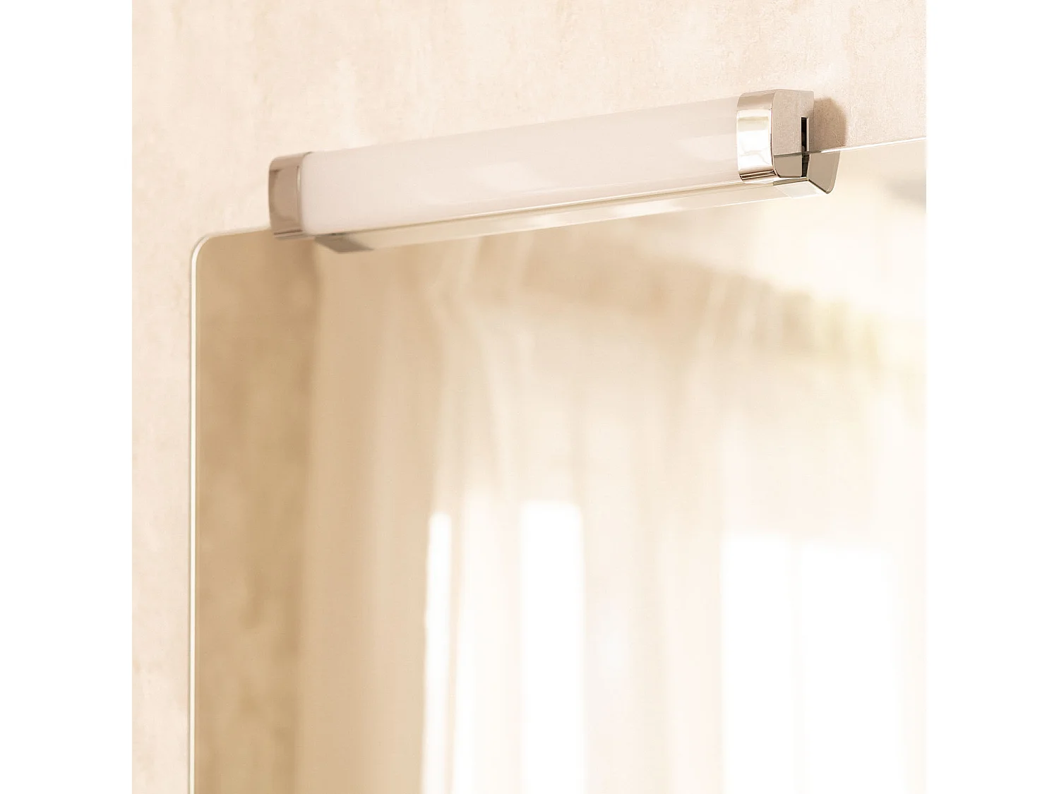 Applique Specchio Bagno Vault 9W Argento