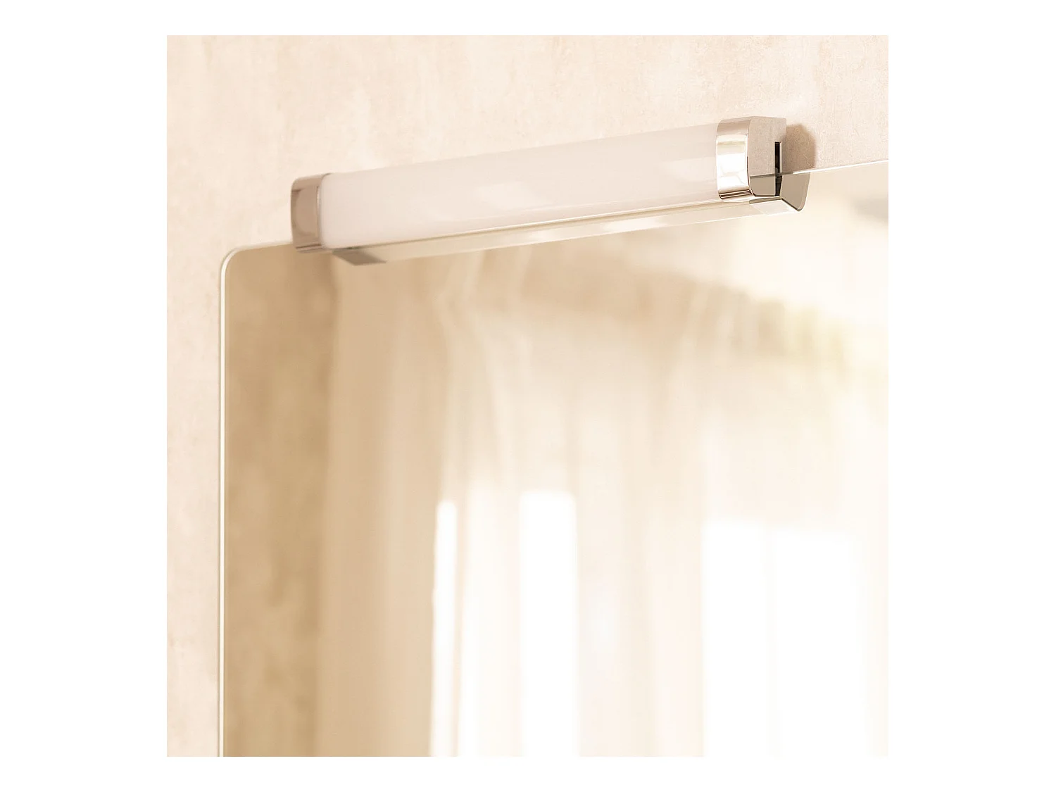 Applique LED Salle de Bain 9W Vault pour Miroir  Argent
