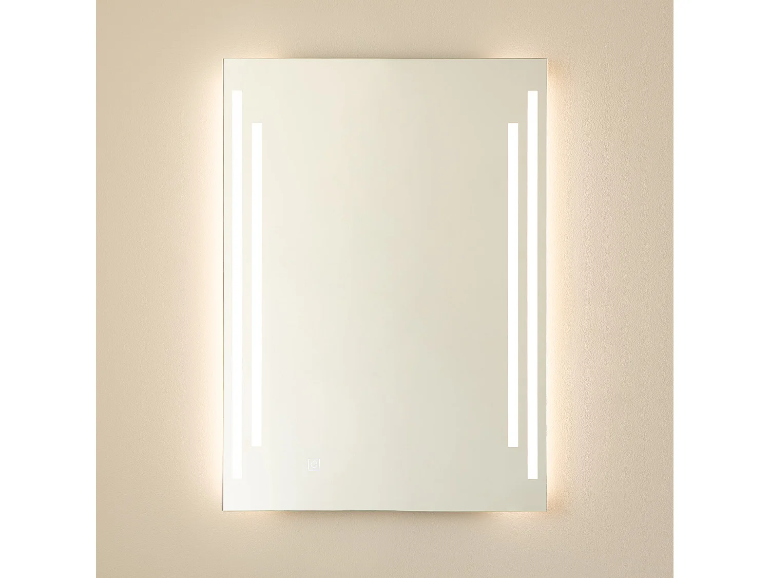 Miroir Salle de Bain avec Éclairage LED et Anti-Buée 70x50 cm Taif Sélectionnable (chaud-neutre-froid)