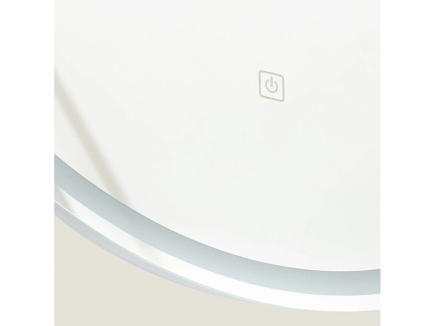 Miroir de Salle de Bain avec éclairage LED et Anti-buée Jizan Ø60 cm  4000K Blanc neutre