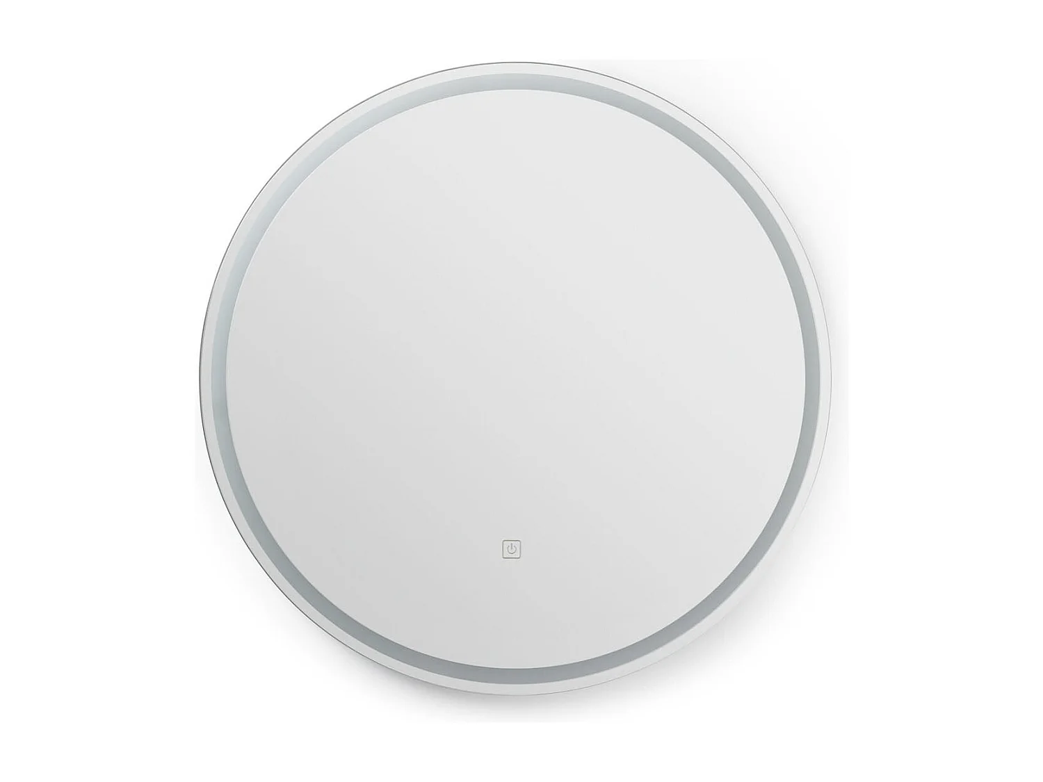 Espejo Baño con Luz LED y Antivaho Ø60 cm Jizan 4000K Blanco Neutro