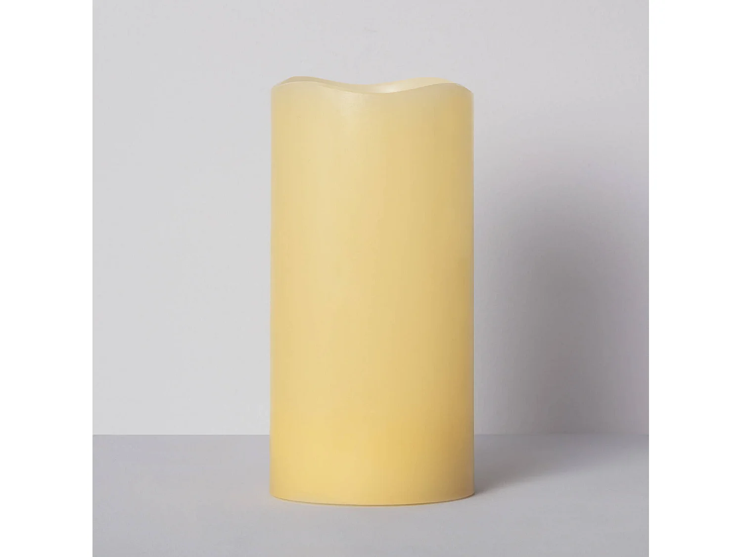 Pack 3 Candele LED Cera Naturale con Telecomando