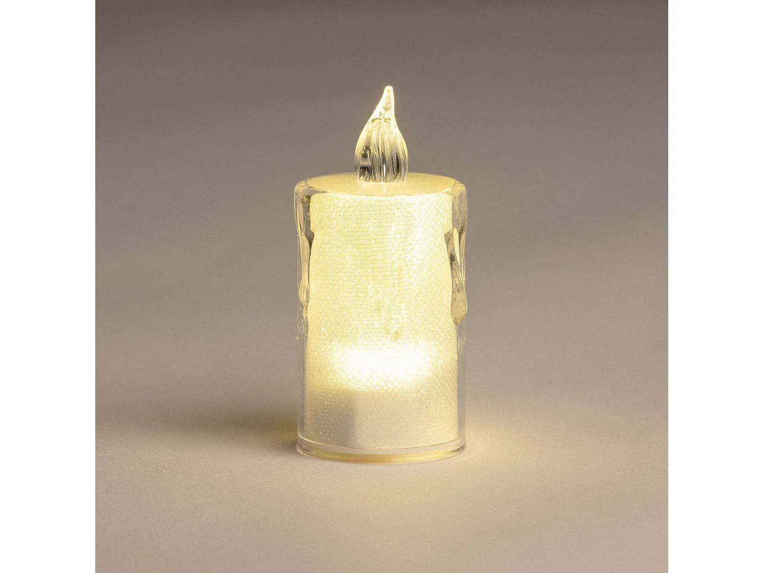 Bougie LED à Piles 8 cm Blanc chaud 2700K