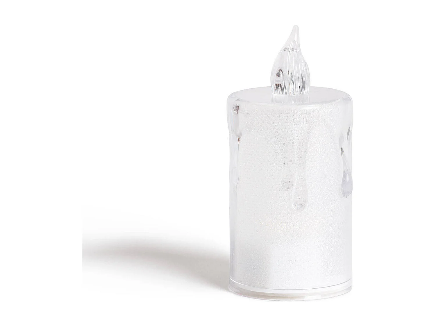 Candela LED a Pile 8 cm Bianco Caldo 2700K