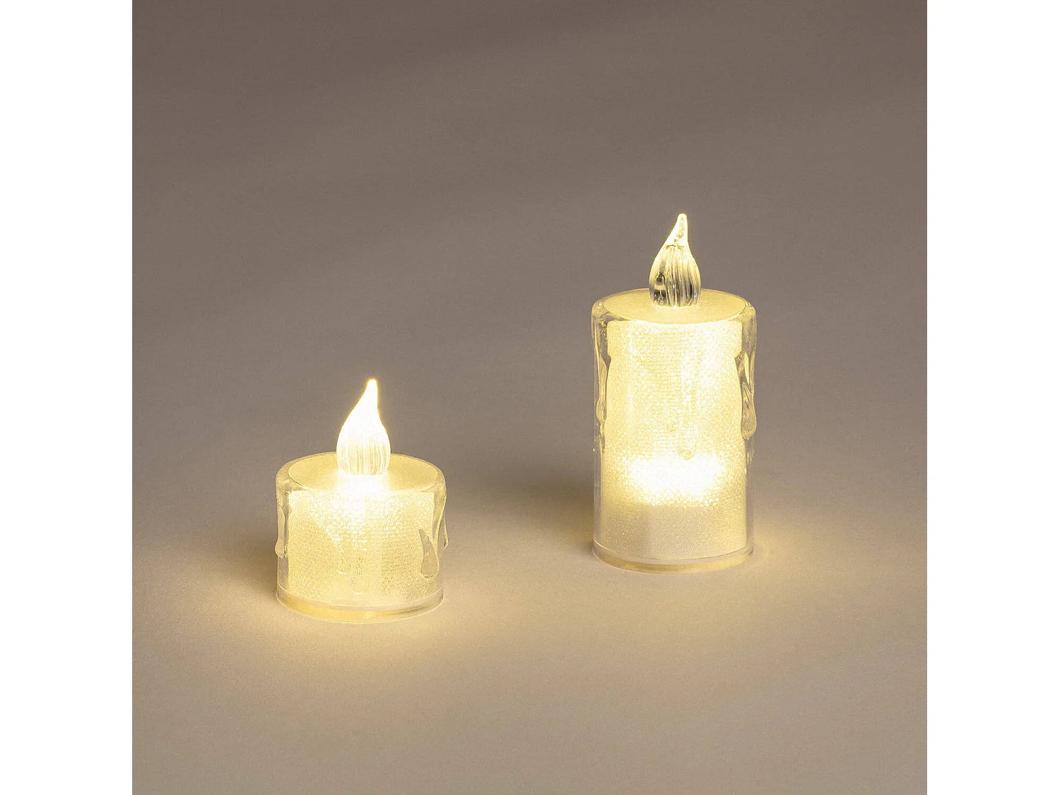 Candela LED a Pile 8 cm Bianco Caldo 2700K