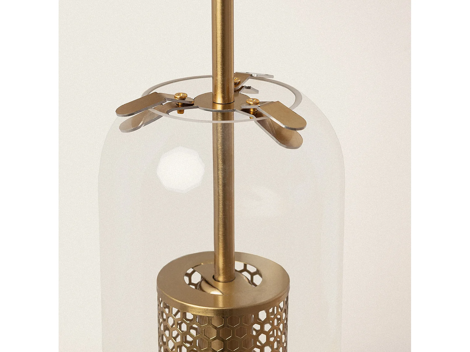 Lampada da Parete Metallo e Vetro Julieta Oro