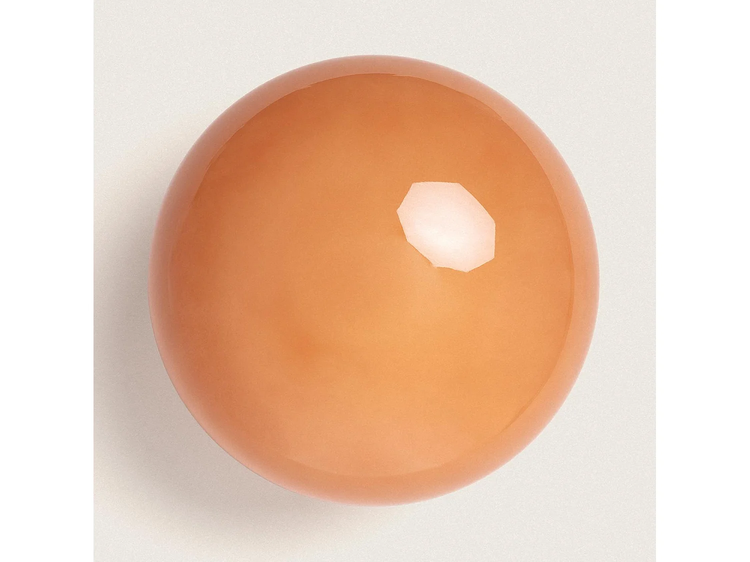 Aplique de Pared Cristal Kurta Naranja