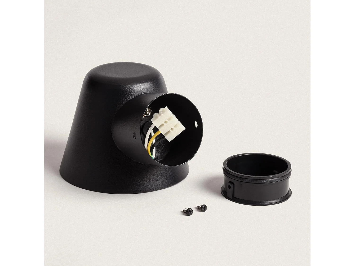 Applique da Parete per Esterni Acciaio Inox Oroco Nero Opaco