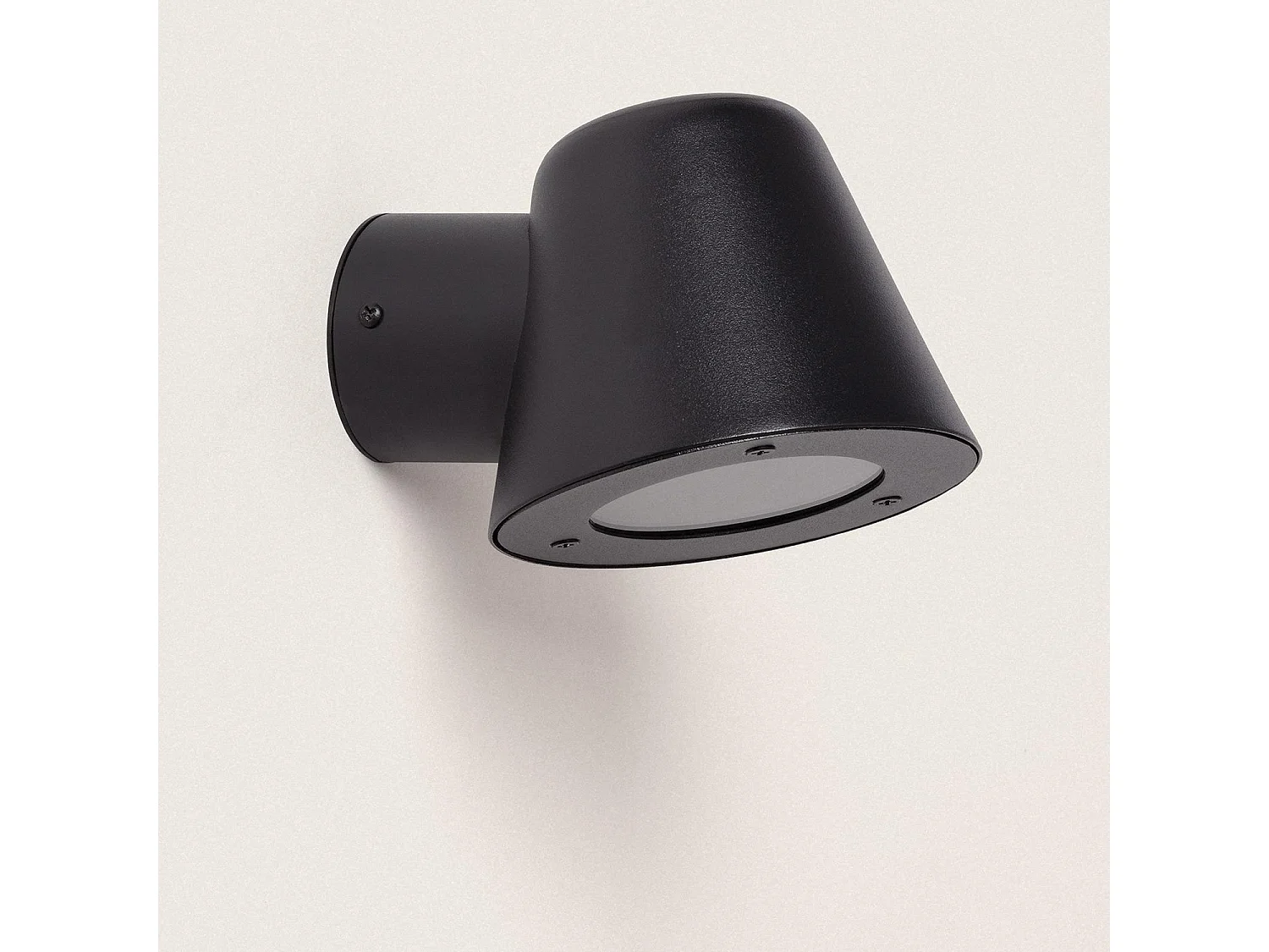 Applique da Parete per Esterni Acciaio Inox Oroco Nero Opaco