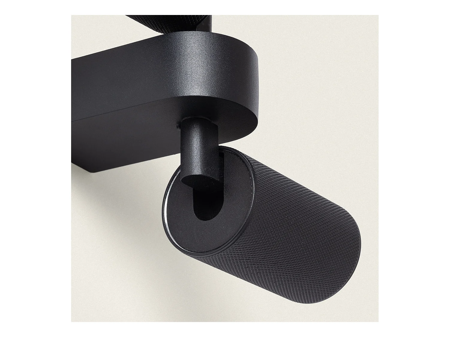 Applique Murale Orientable Aluminium Breixo 2 Spots Noir