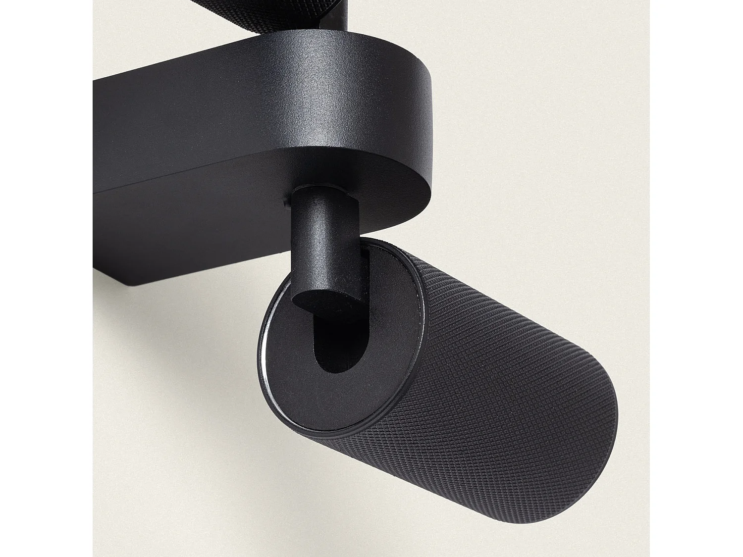 Applique Murale Orientable Aluminium Breixo 2 Spots Noir