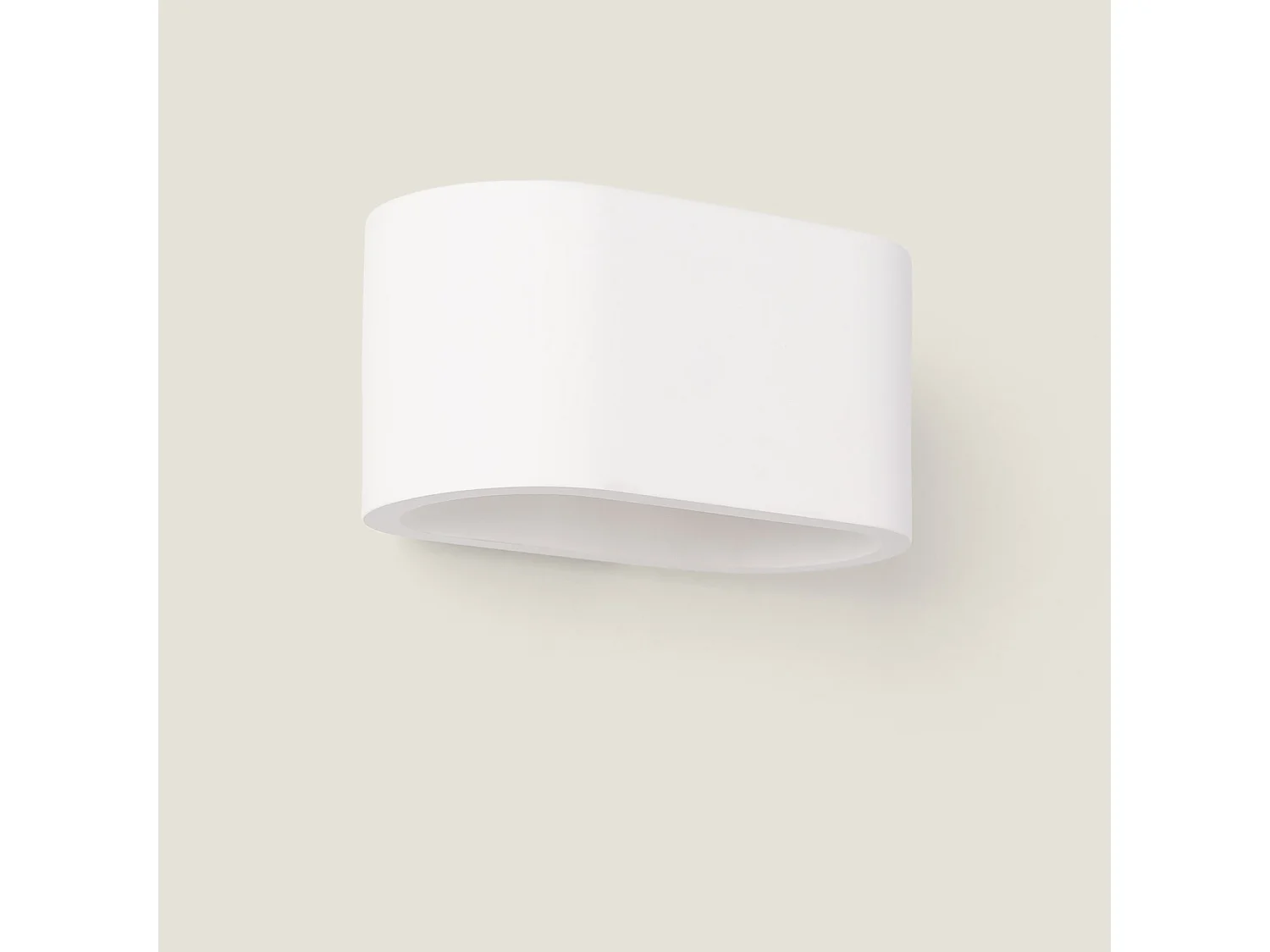 Applique Murale Plâtre Éclairage Double Face Merton Blanc