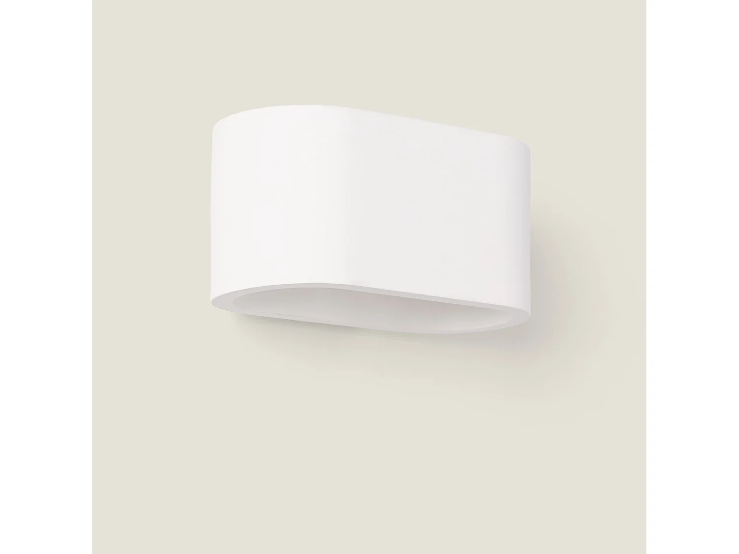 Applique Murale Plâtre Éclairage Double Face Merton Blanc