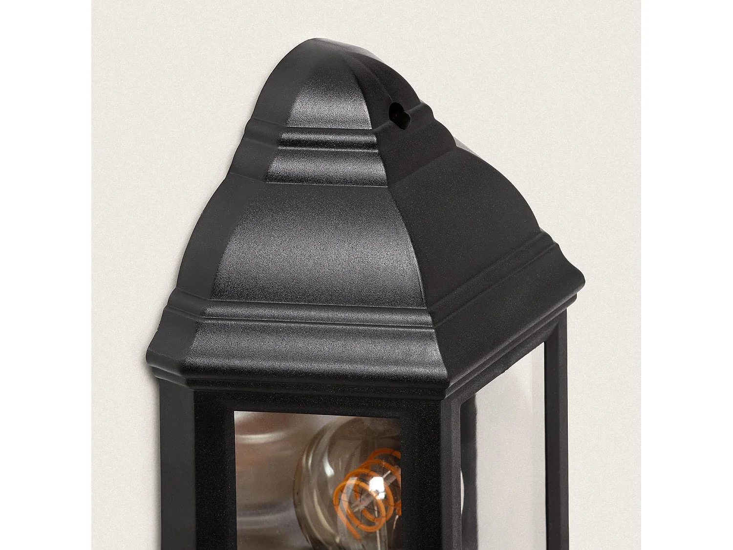 Applique da Parete Esterno PC con Sensore PIR Newquay Nero