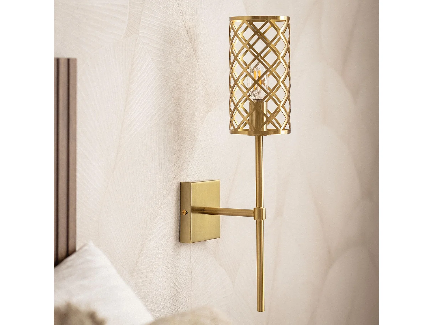 Lampe Murale Métal Camila Or