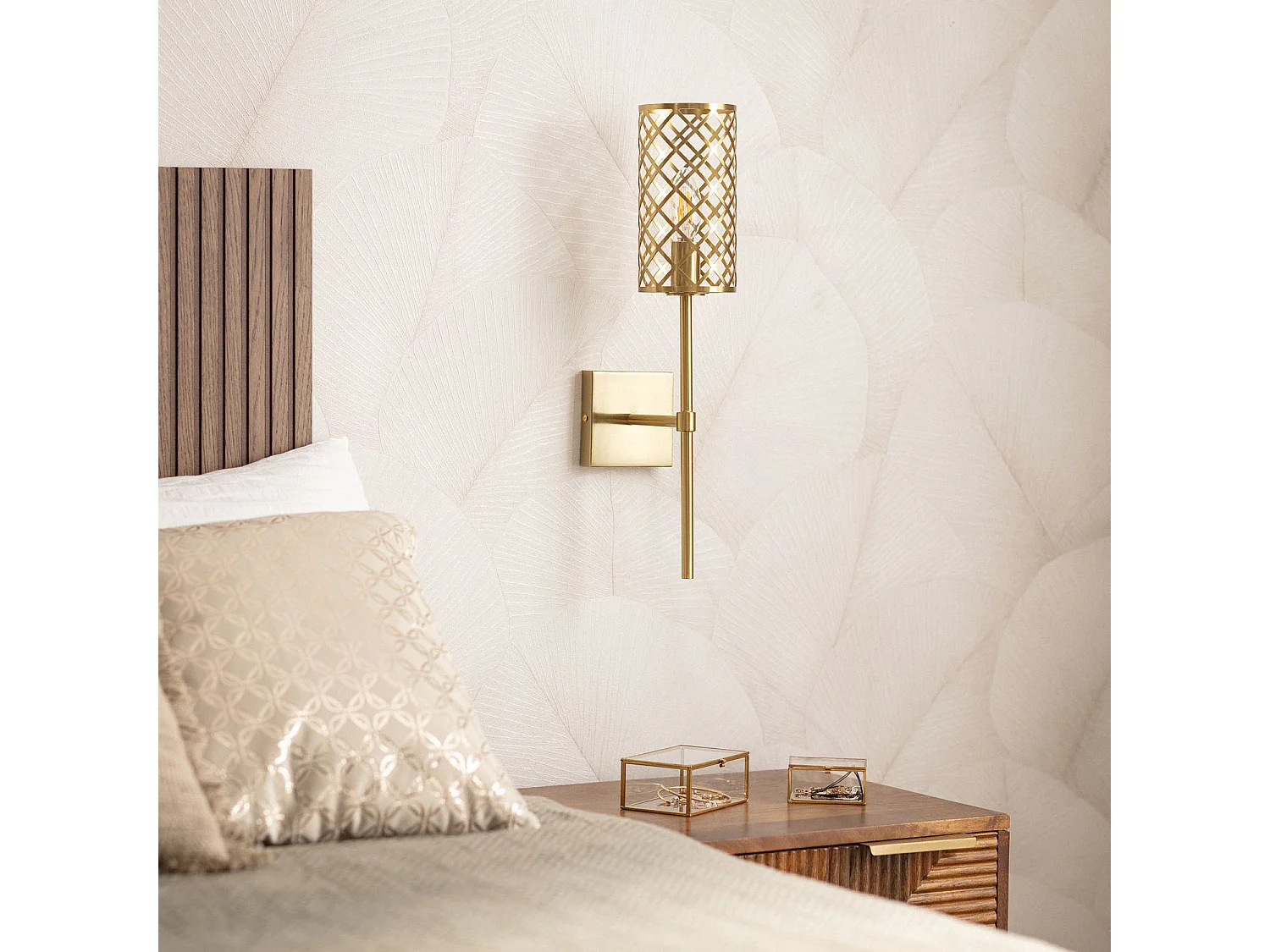 Lampe Murale Métal Camila Or