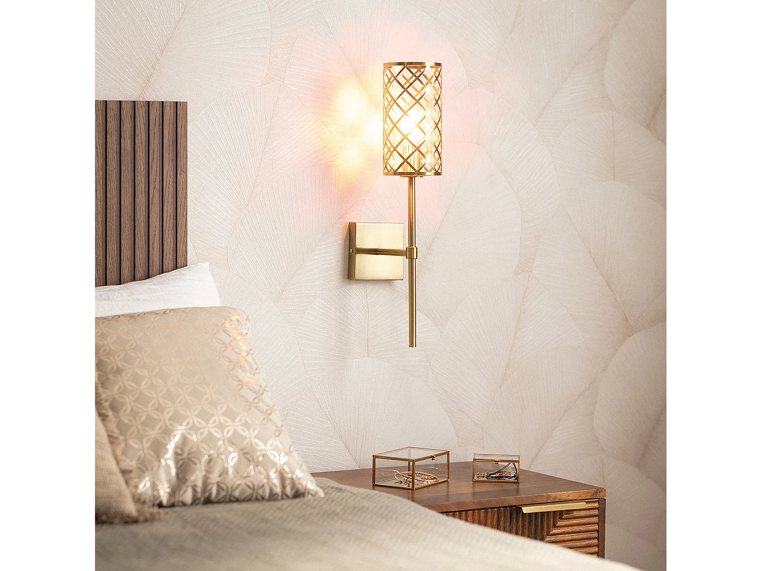 Lampe Murale Métal Camila Or