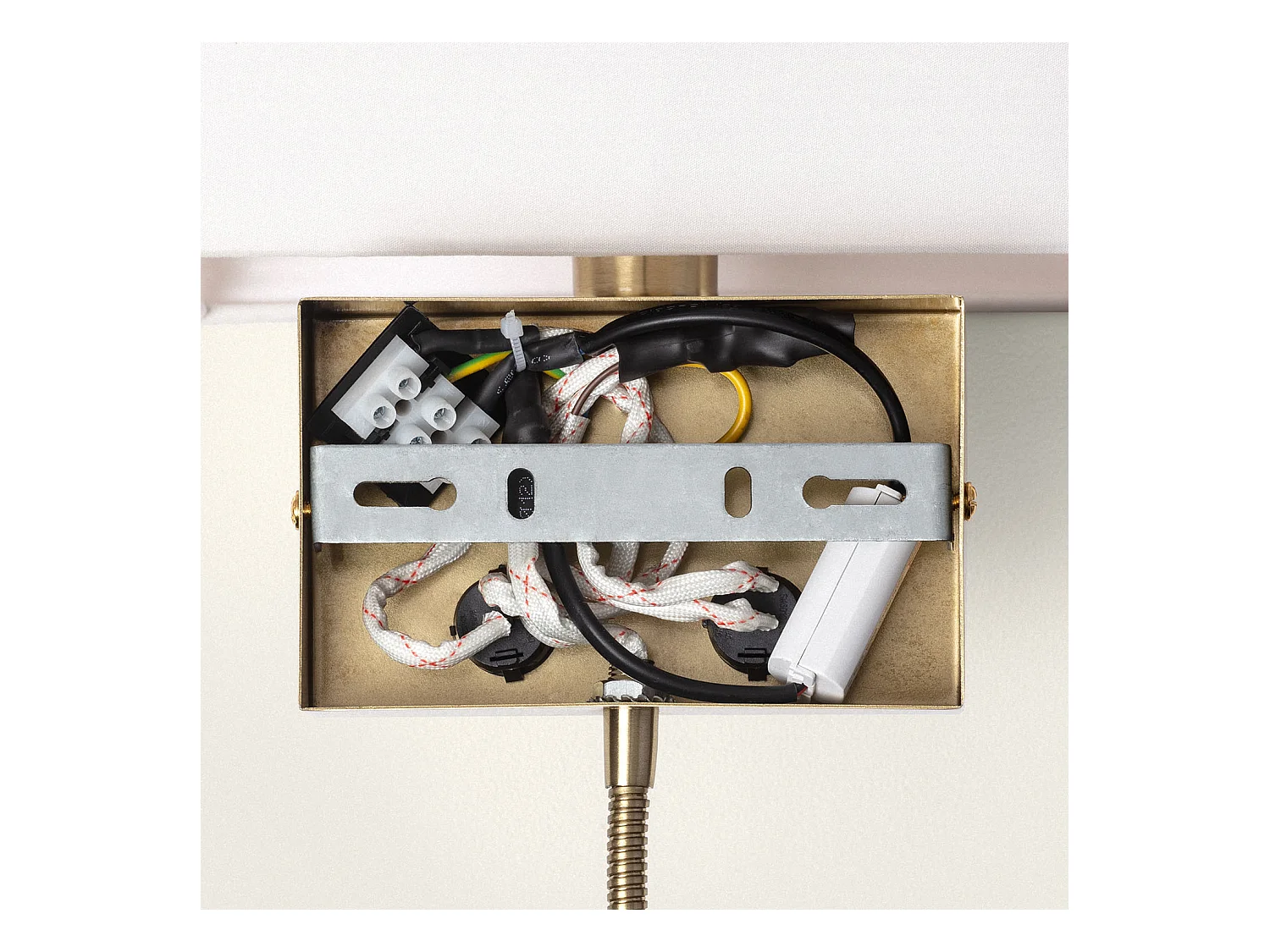 Applique Murale Métal  avec Flex LED de Lecture Waldorf  Laiton