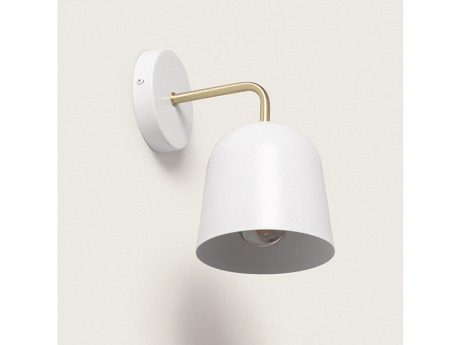 Lampada da Parete Metallo Giorgia Bianco