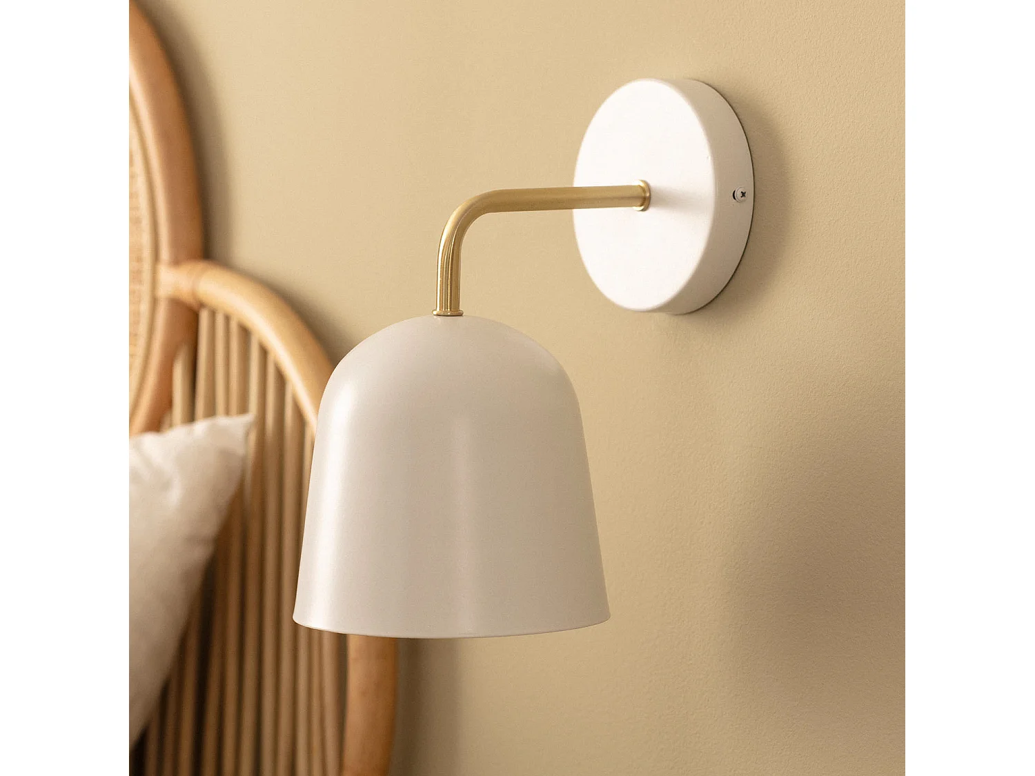 Lampada da Parete Metallo Giorgia Bianco