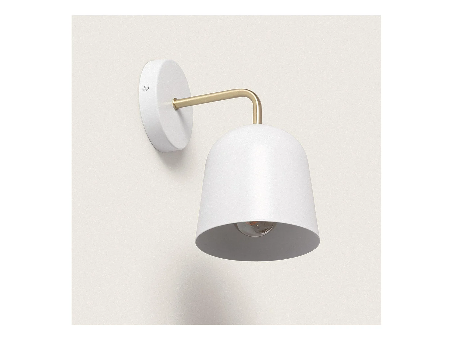 Lampe Murale Métal Giorgia Blanc