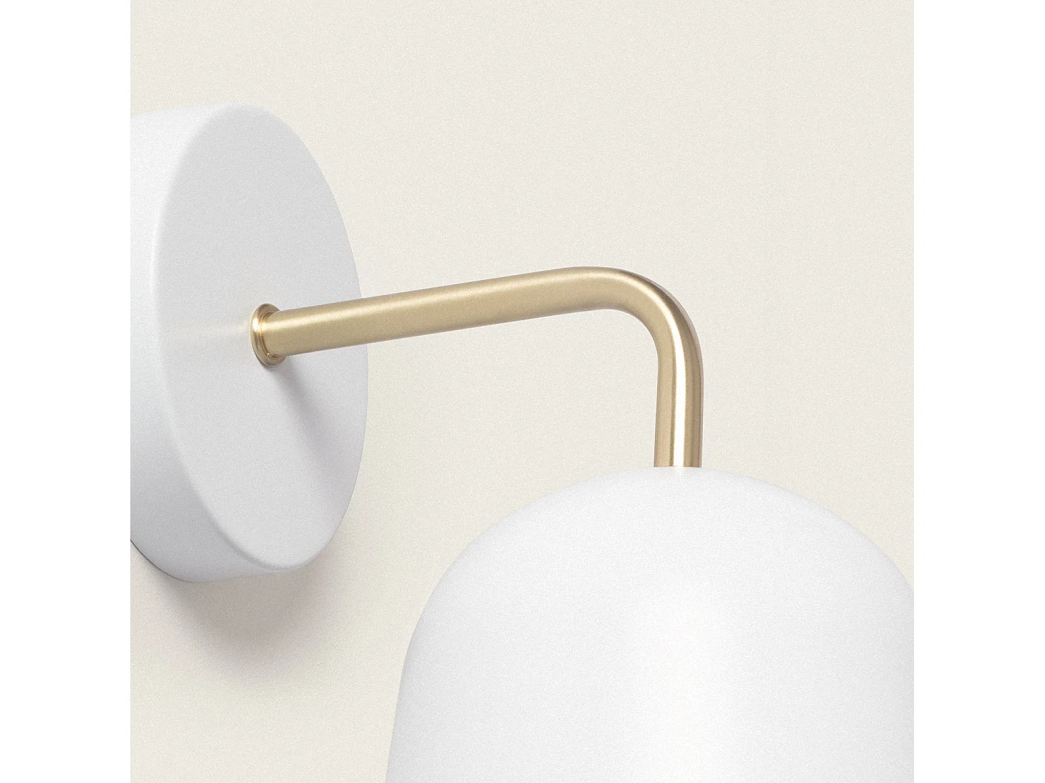 Lampe Murale Métal Giorgia Blanc