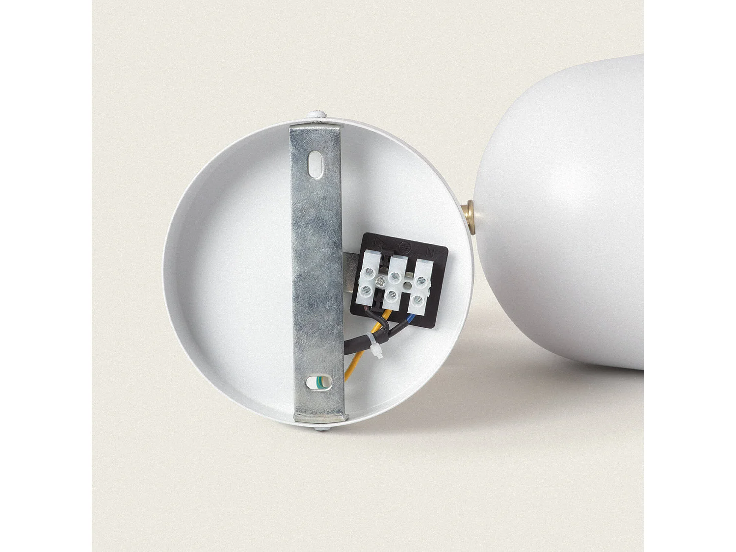 Lampe Murale Métal Giorgia Blanc