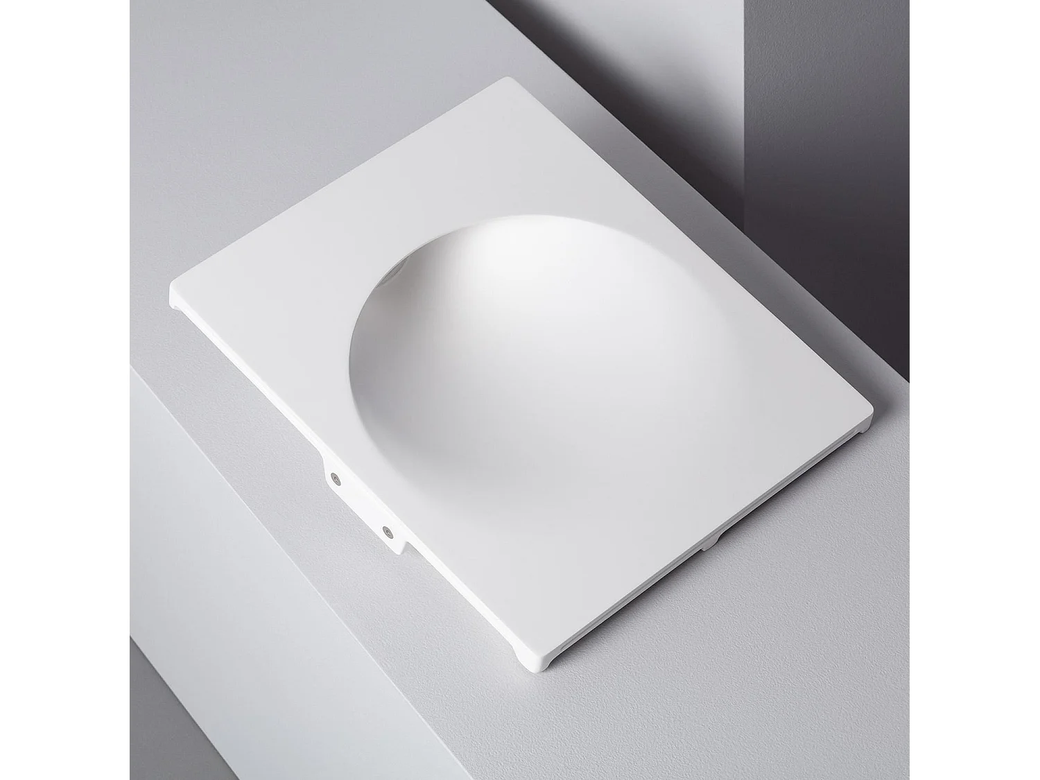 Aplique de Pared Integración Escayola/Pladur para Bombilla LED GU10 / GU5.3 Corte 353x293 mm Blanco