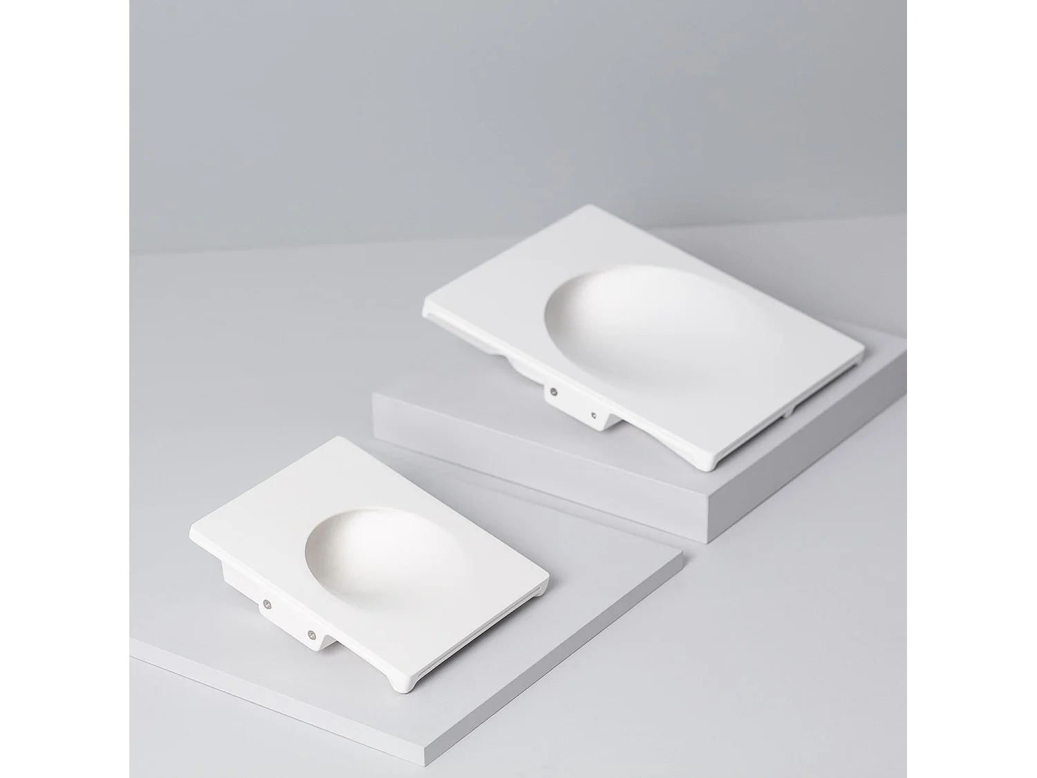 Aplique de Pared Integración Escayola/Pladur para Bombilla LED GU10 / GU5.3 Corte 353x293 mm Blanco