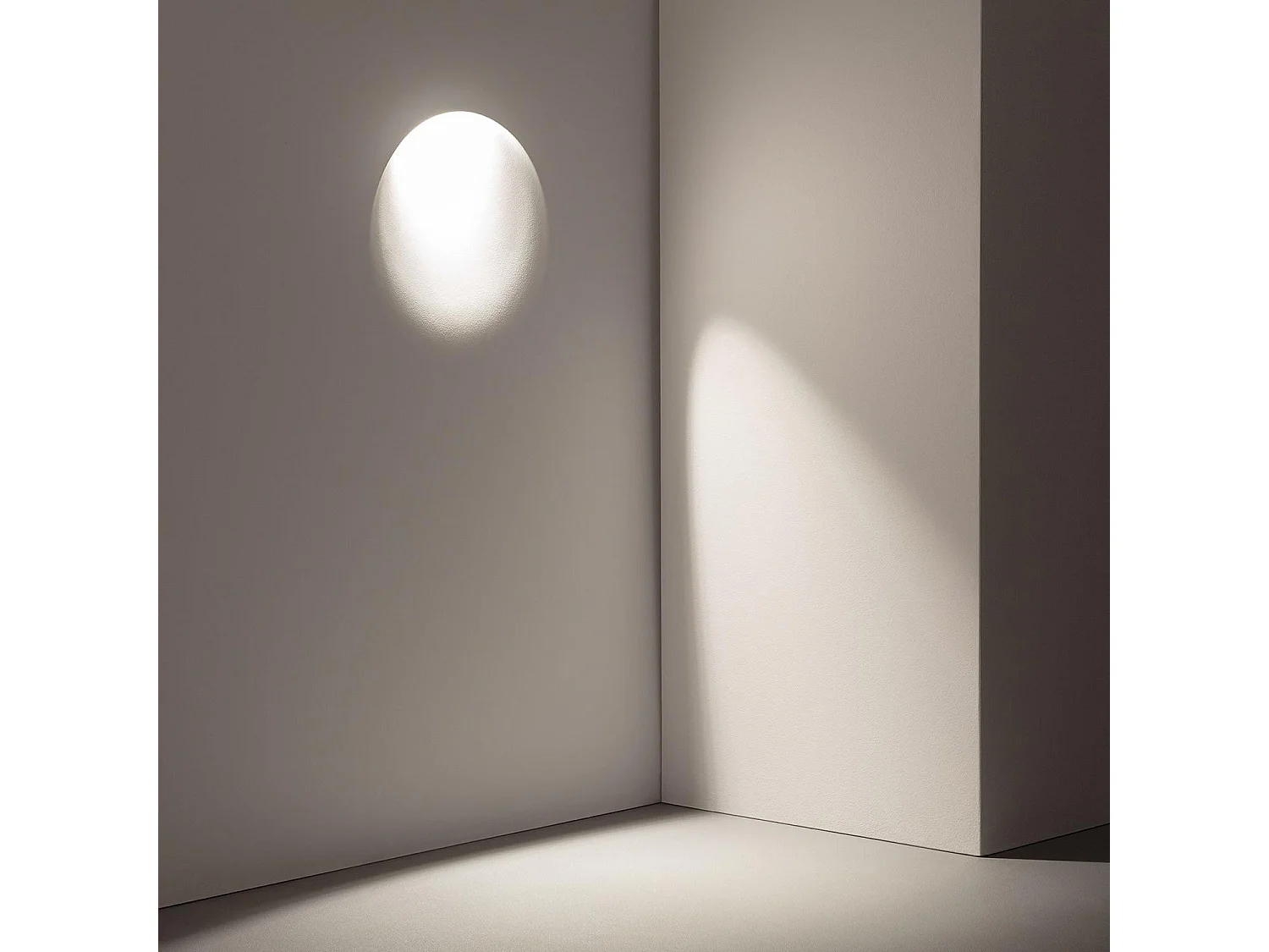 Aplique de Pared Integración Escayola/Pladur para Bombilla LED GU10 / GU5.3 Corte 353x293 mm Blanco