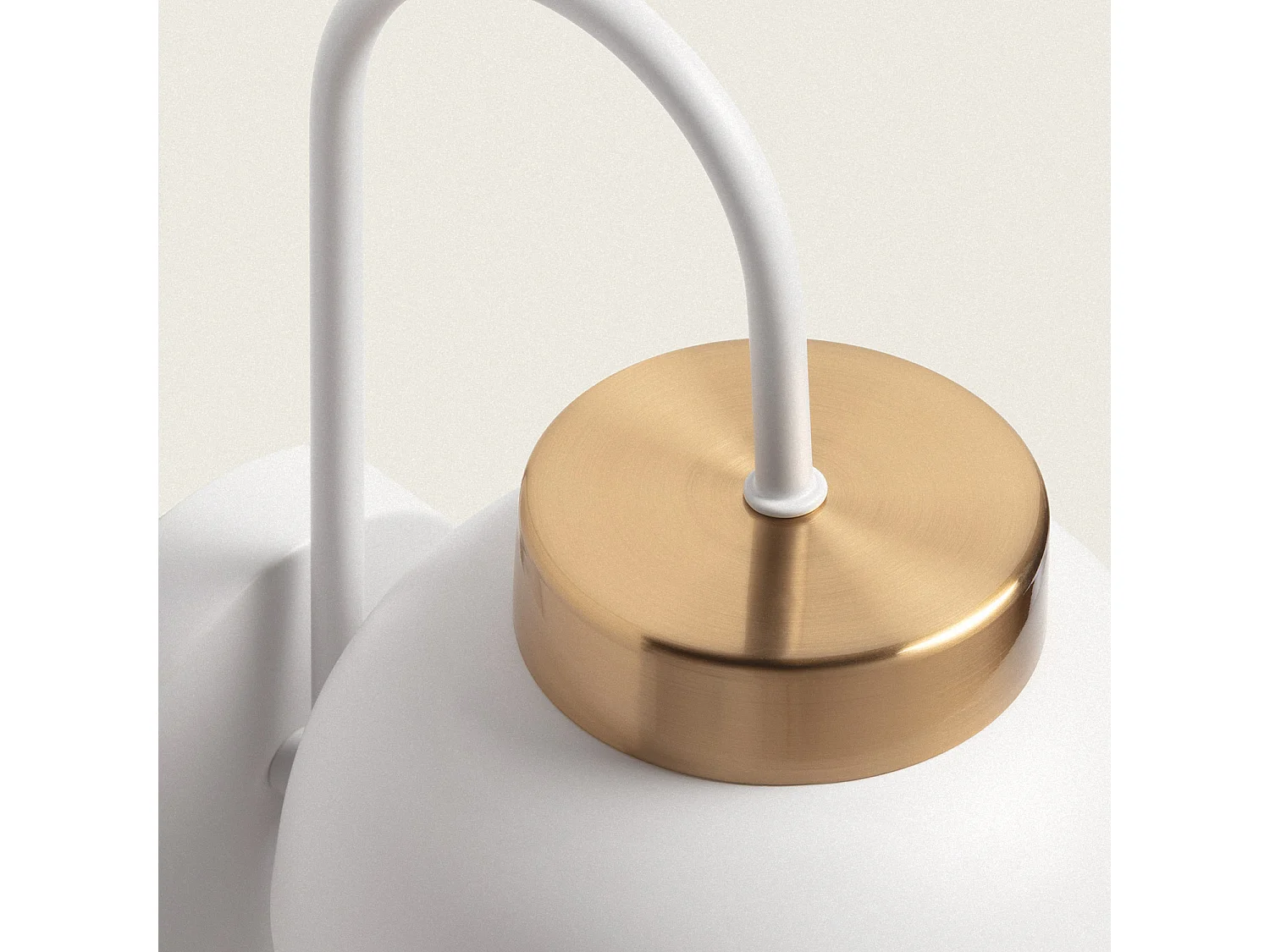 Lampada da Parete Metallo Geri Bianco