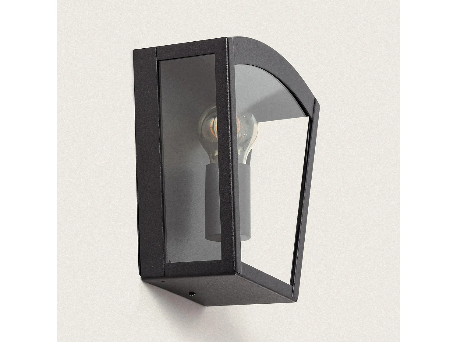 Applique da Parete per Esterni Acciaio Inox Zinnia Nero