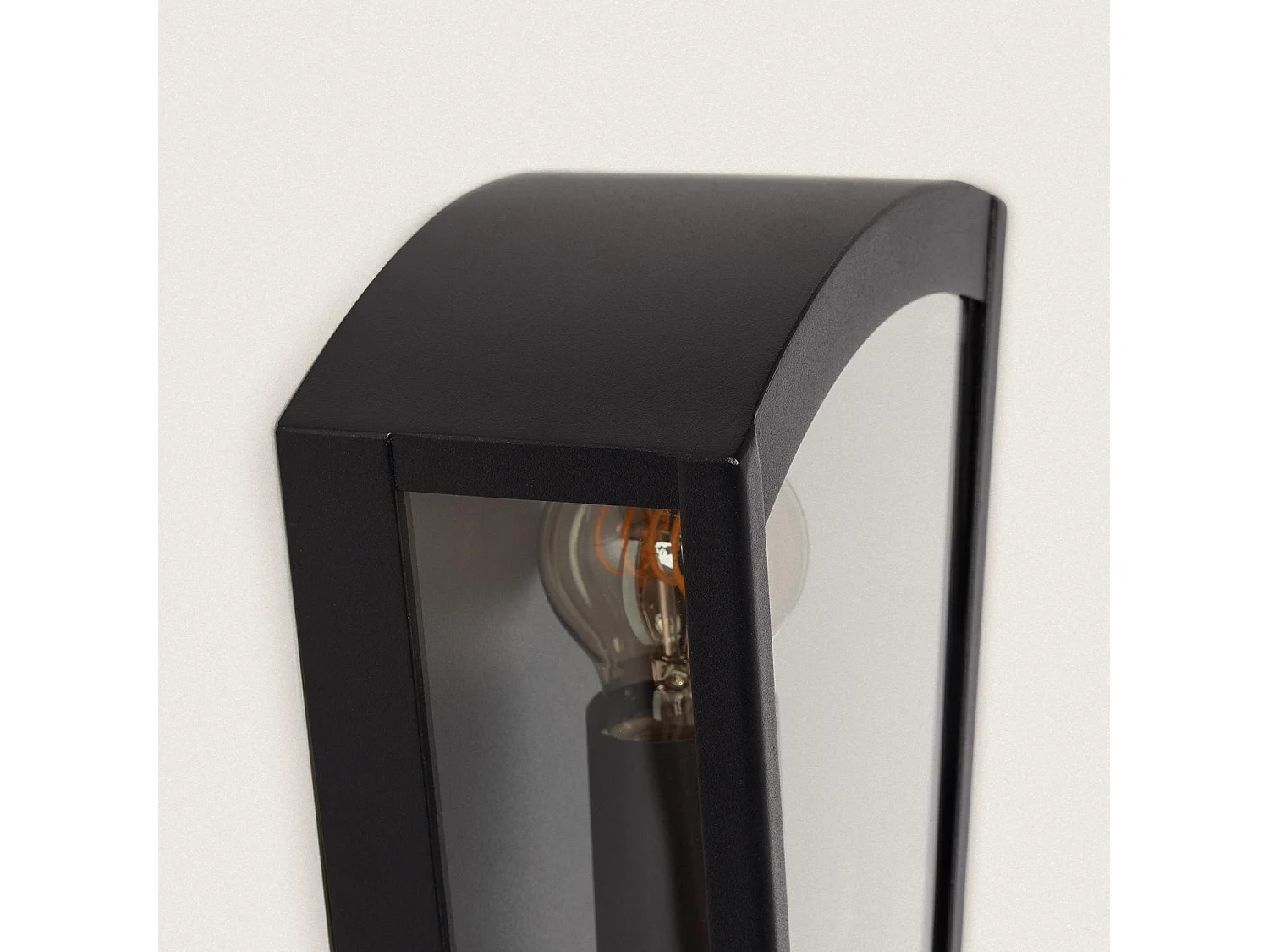 Applique Murale Extérieure Acier Inoxydable Zinnia Noir