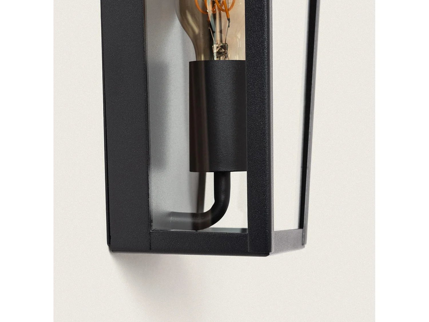 Applique Murale Extérieure Acier Inoxydable Zinnia Noir