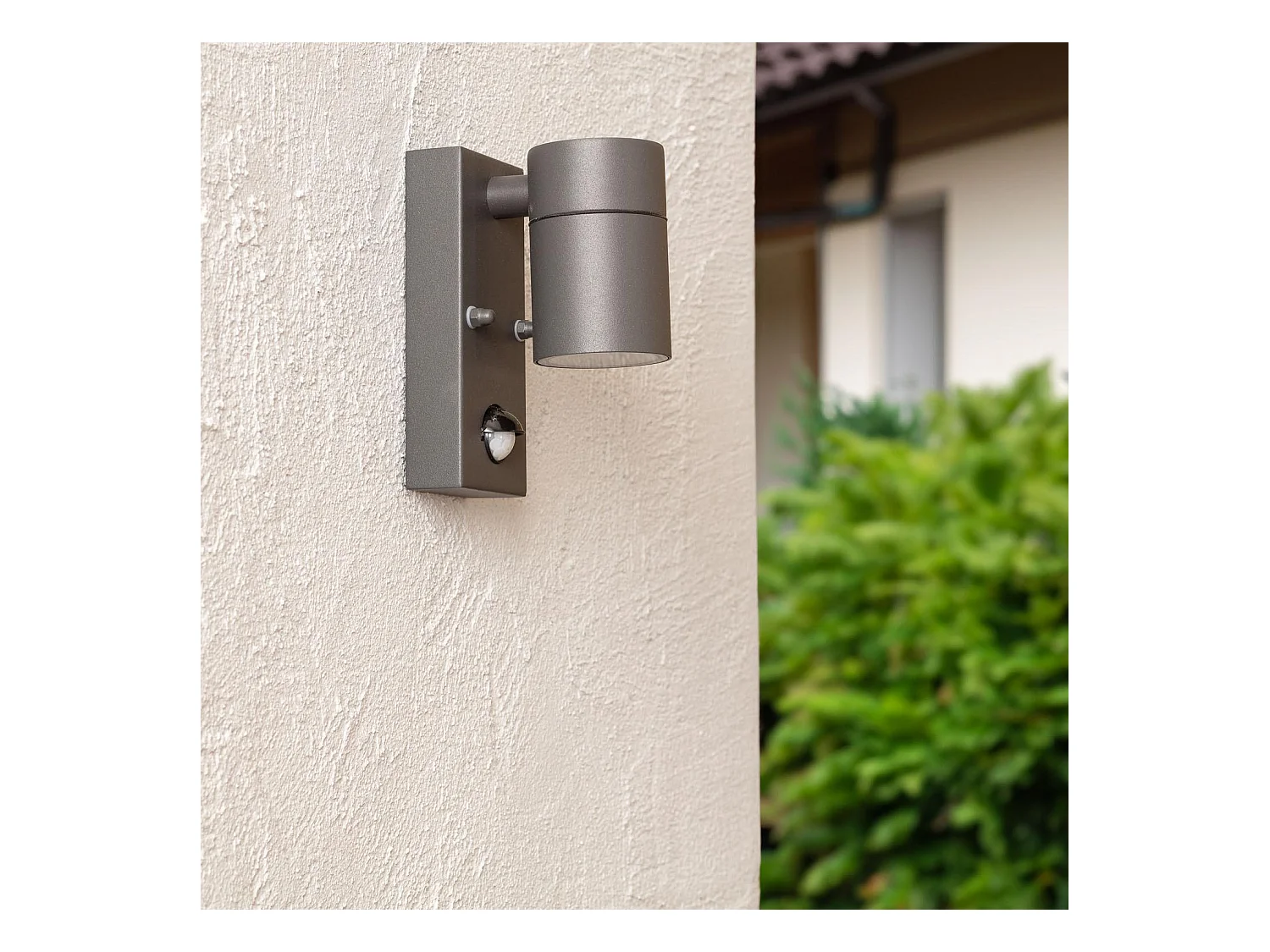 Aplique de Pared Exterior Acero Inoxidable con Sensor PIR Stone Antracita