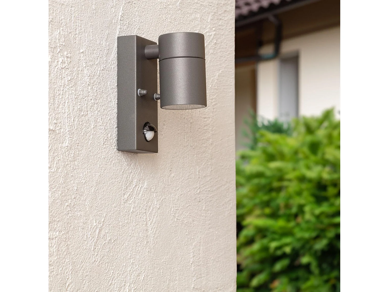 Applique Murale Extérieure Acier Inoxydable avec Capteur PIR Stone Anthracite