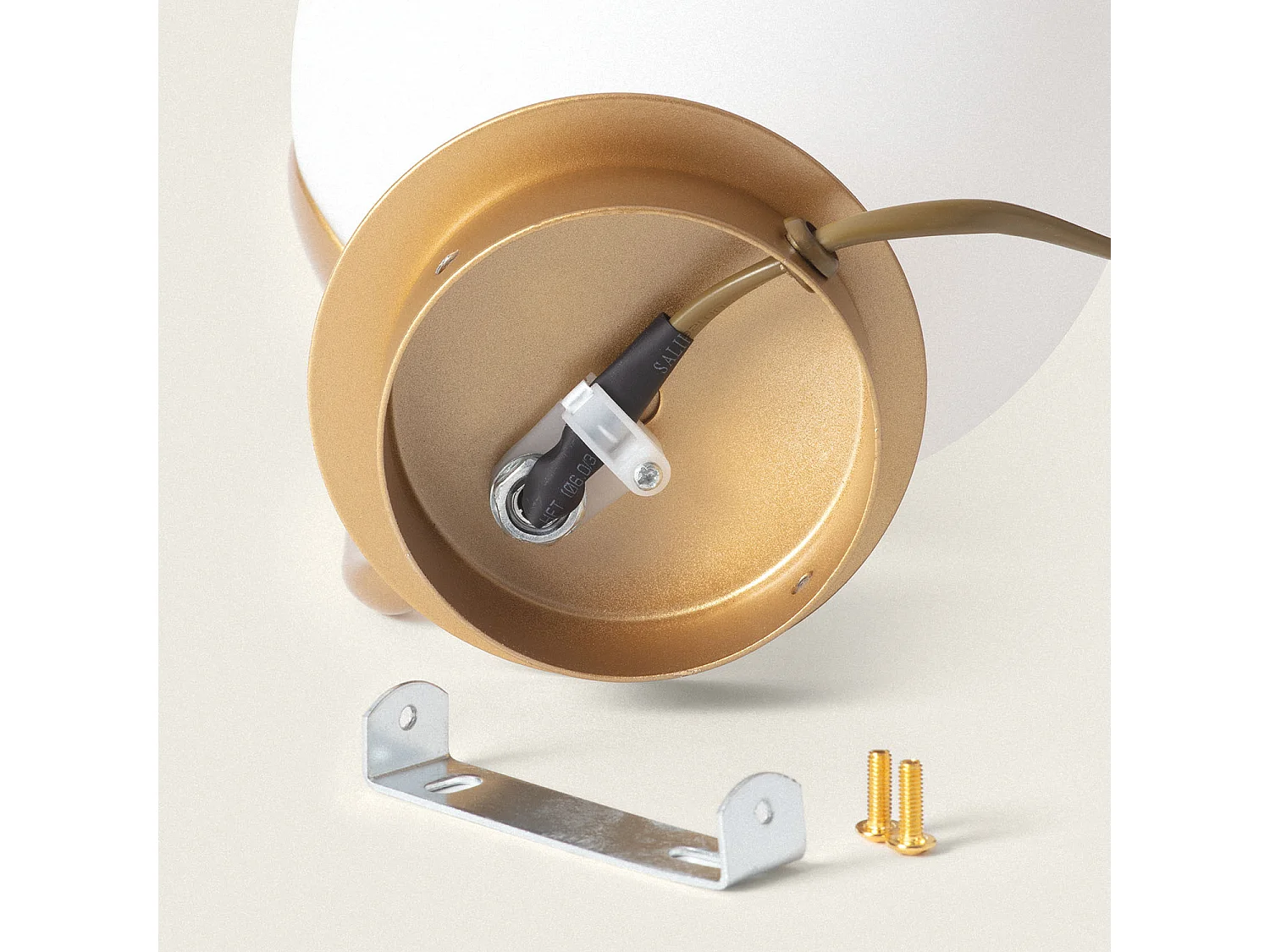 Lámpara de Pared de Metal y Cristal Moonlight Cosmic Dorado