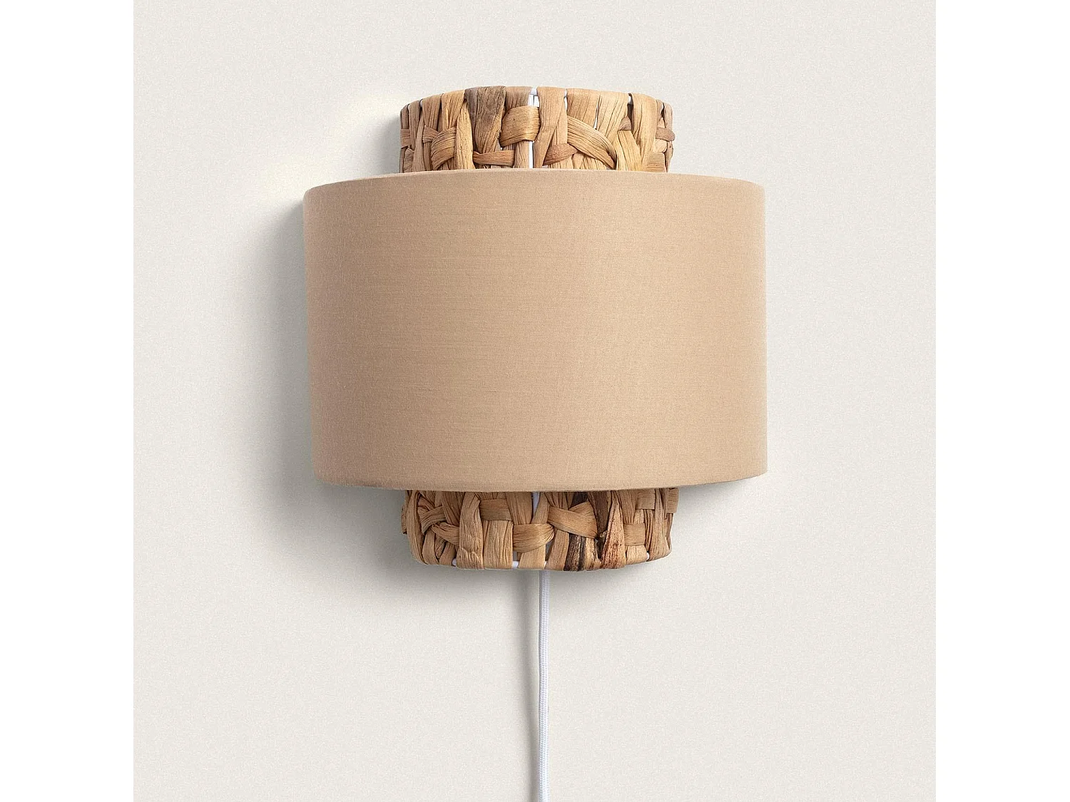 Applique Murale Fibres Naturelles Orléans Beige