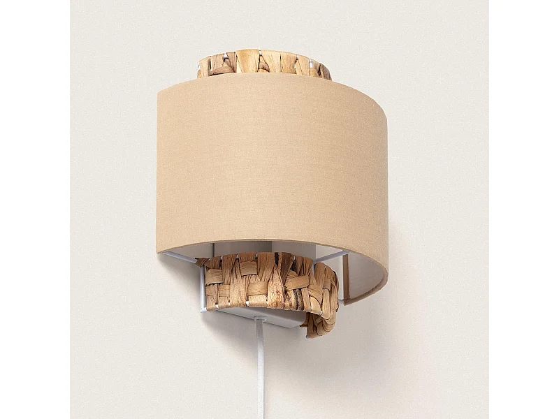 Applique Murale Fibres Naturelles Orléans Beige