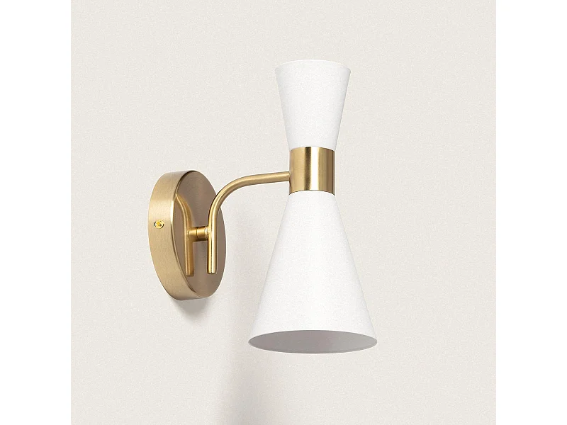 Lampada da Parete Metallo White Jigger Bianco