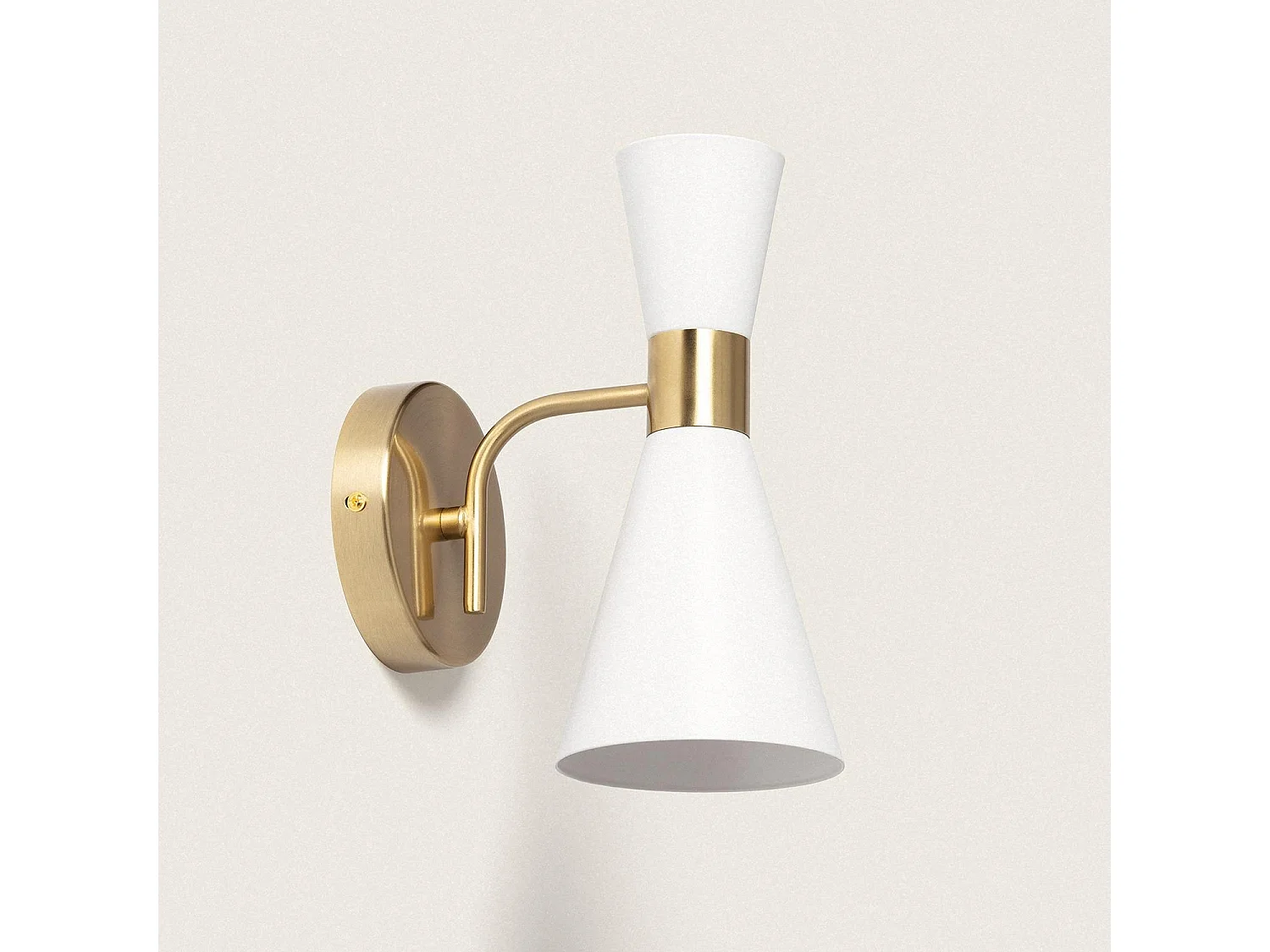 Lampada da Parete Metallo White Jigger Bianco