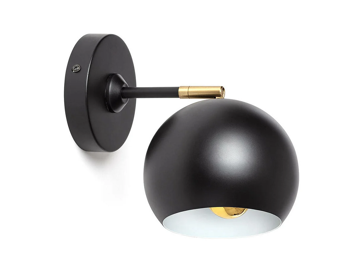 Lampada da Parete Metallo Belta Nero