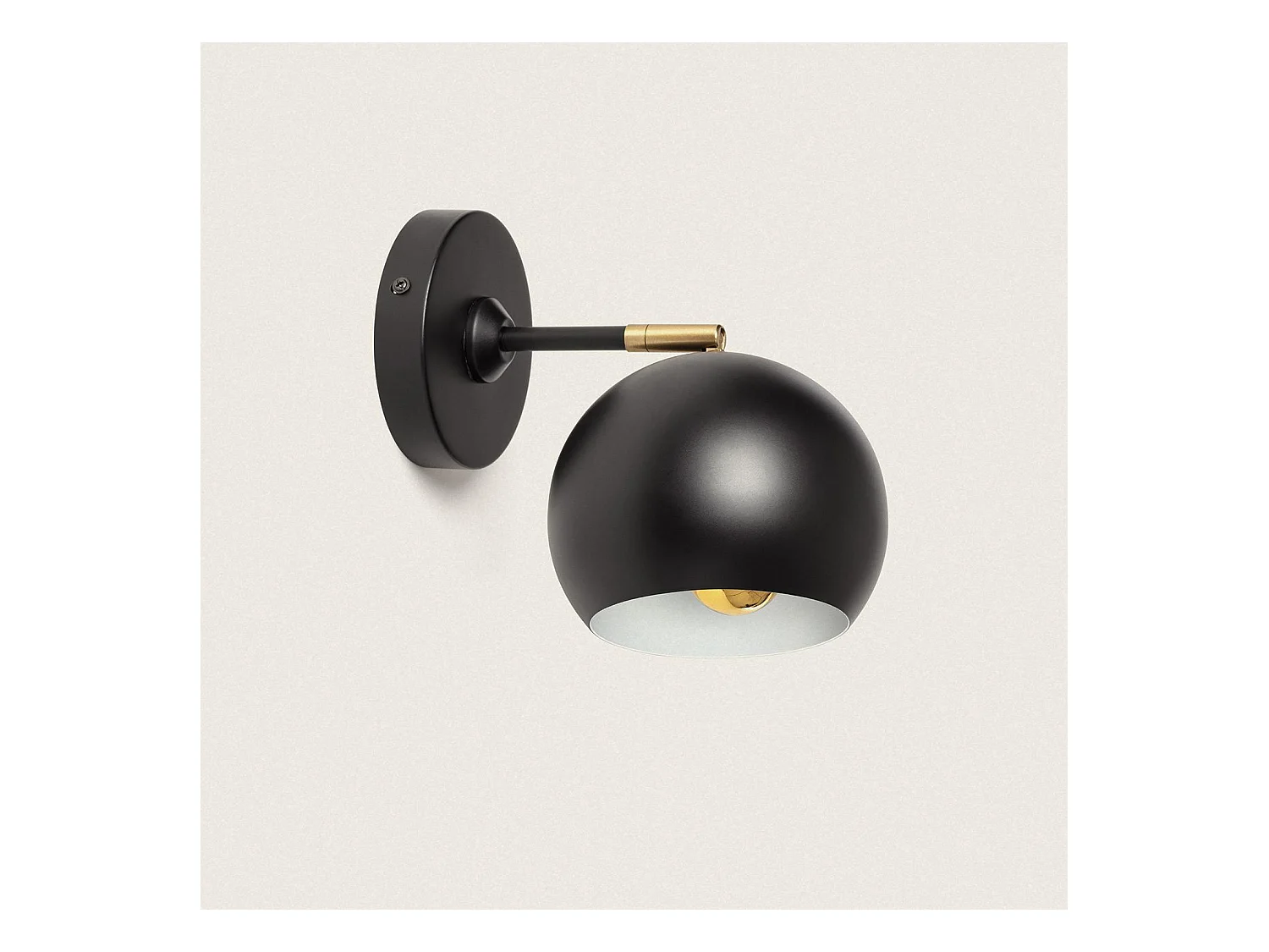 Lampe Murale Métal Belta Noir