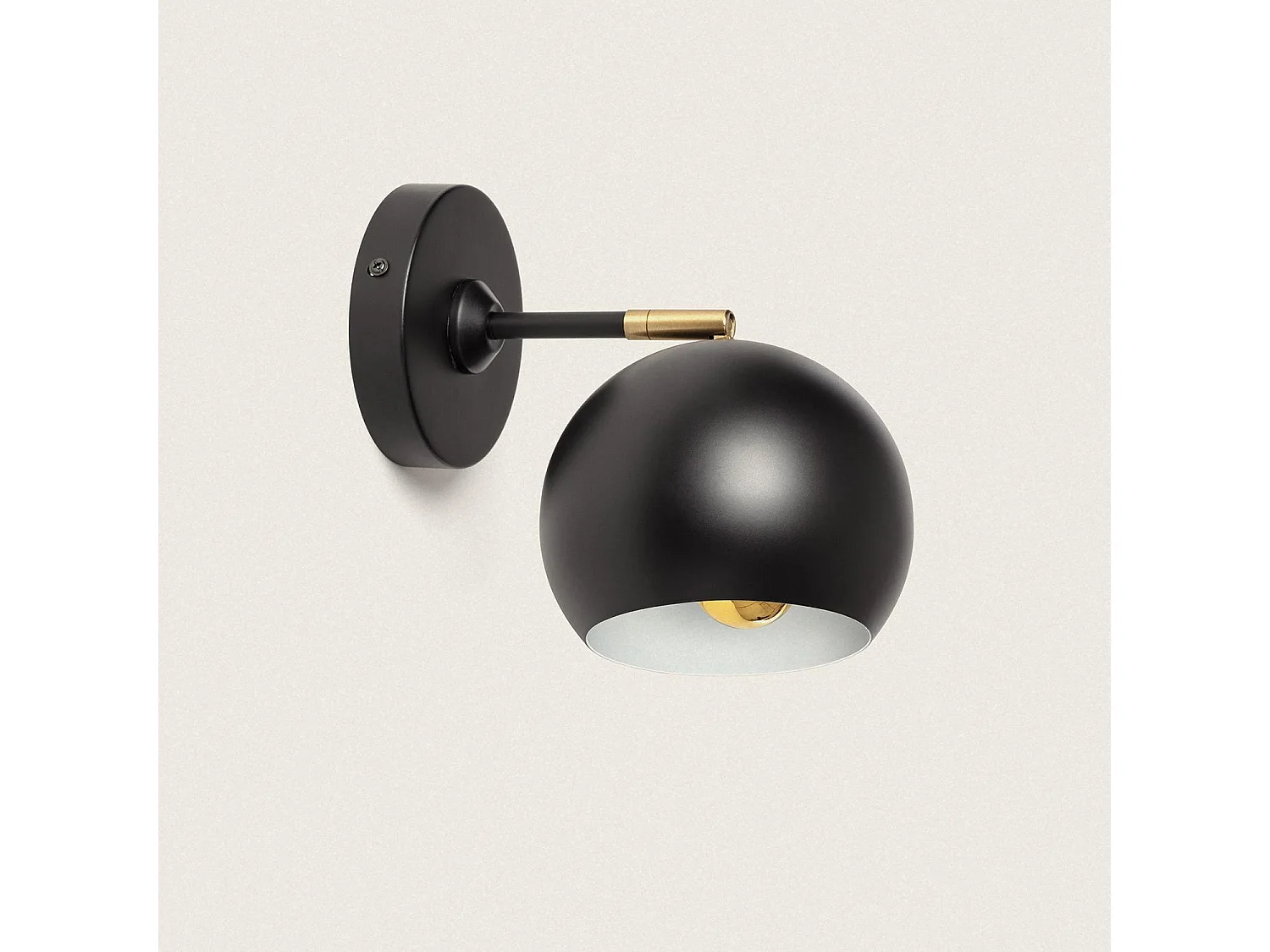 Lampe Murale Métal Belta Noir