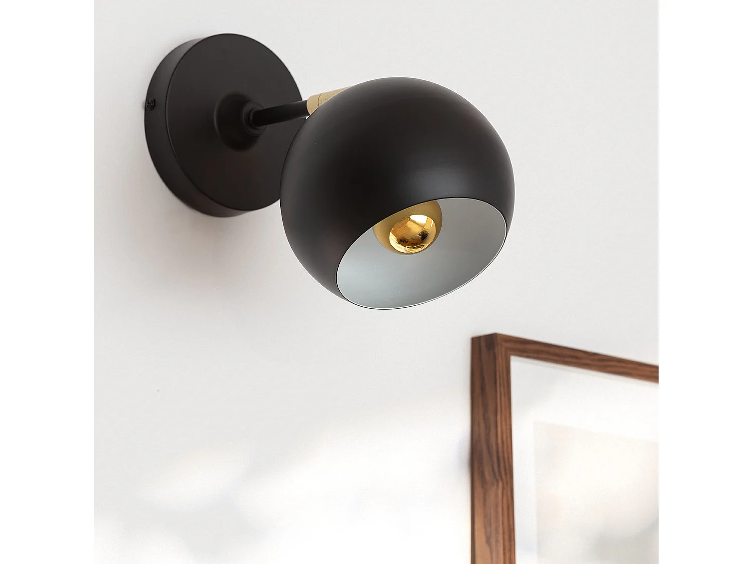 Lampe Murale Métal Belta Noir