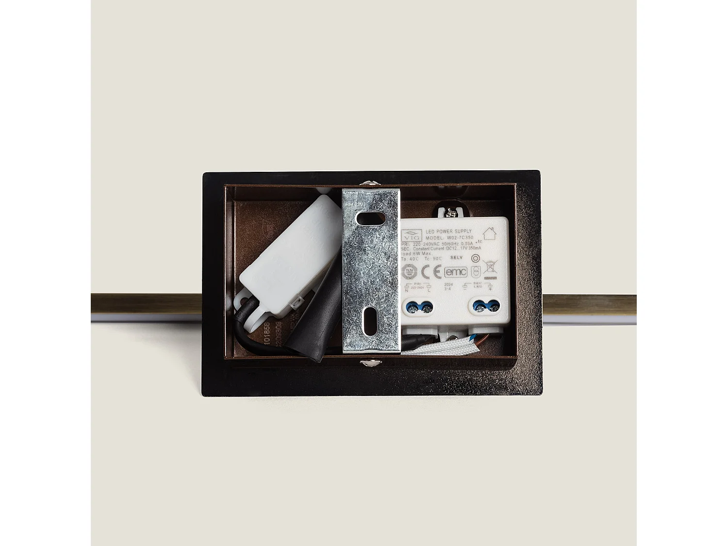 Applique LED pour Cadre 7W Hockney 600 mm Laiton