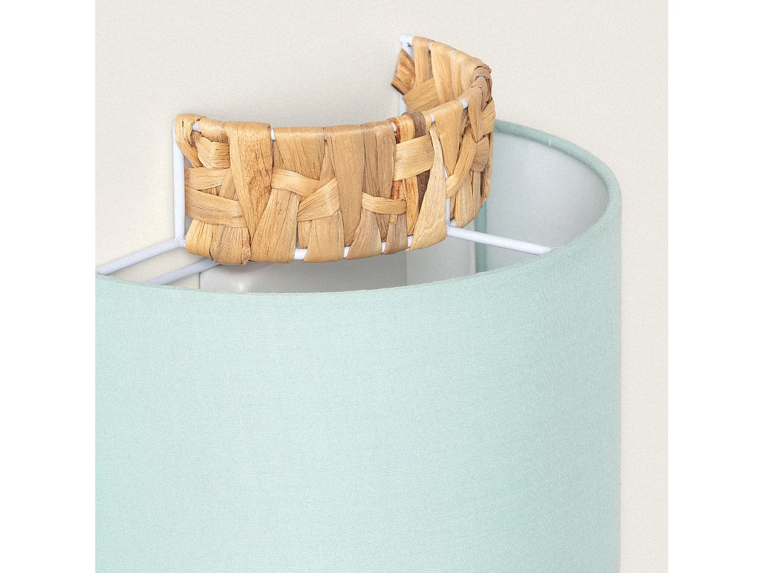 Applique da Parete Fibre Naturali Orleans Verde Celadon