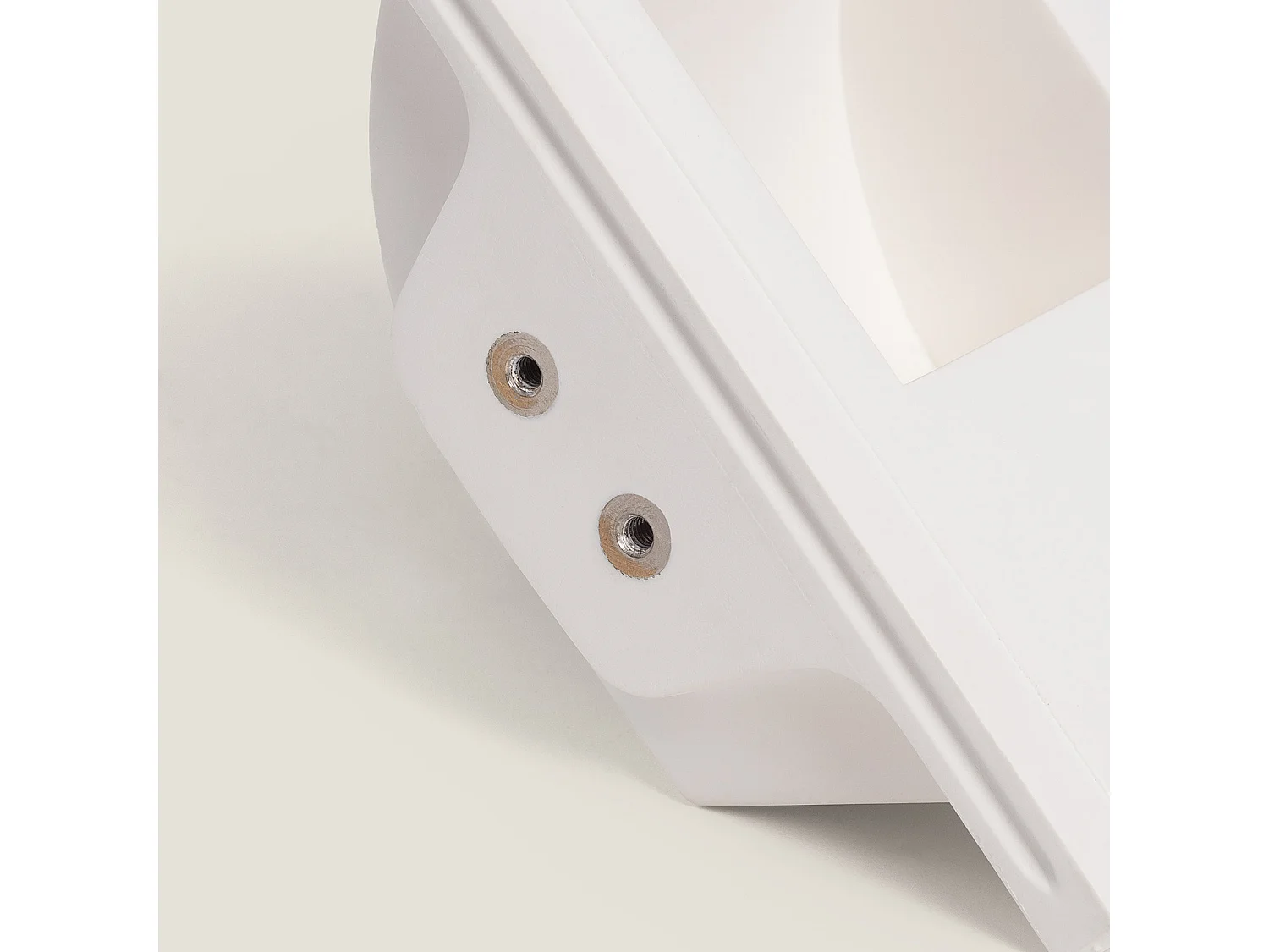 Applique Murale Intégration Plâtre/Placo pour Ampoule LED GU10 PAR11 Coupe 103x148 mm Blanc