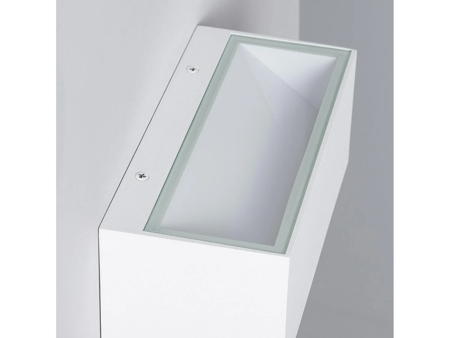 Aplique de Pared Exterior LED 18W de Aluminio Iluminación Doble Cara CCT Seleccionable Gropius Blanco